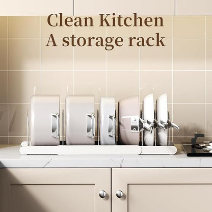 Pot Rack -Expandable Pan Organizer - Image 2