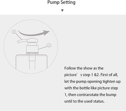 Pump Bottle, Refillable Plastic Empty Lotion Soap Dispenser Liquid Container - Image 8
