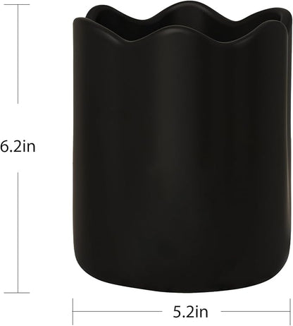 Ceramic Utensil Holder for Kitchen Counter, 6.2" Kitchen Utensil Holder - Image 5