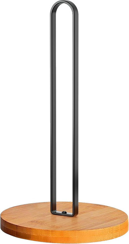TONLEA Wooden Paper Towel Holder Countertop, Kitchen-Towel-Holder FreeStanding by TONLEA
