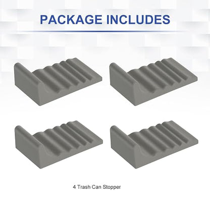 LANMU Trash Can Wall Protector and Stop Moving Backward, Wall Spacer Garbage Bin - Image 7