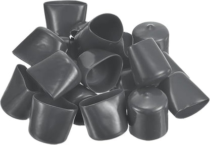 uxcell 20pcs Rubber End Caps 27mm ID Vinyl Round Tube Bolt Cap Cover Thread - Image 4
