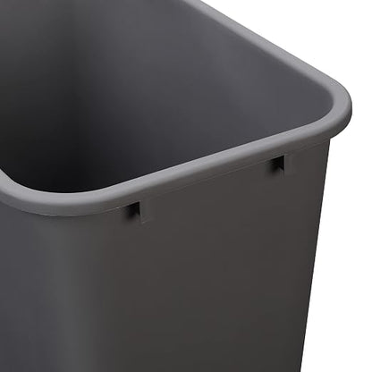 Amazon Basics Rectangular Commercial Office Wastebasket, 10 gallon - Image 4