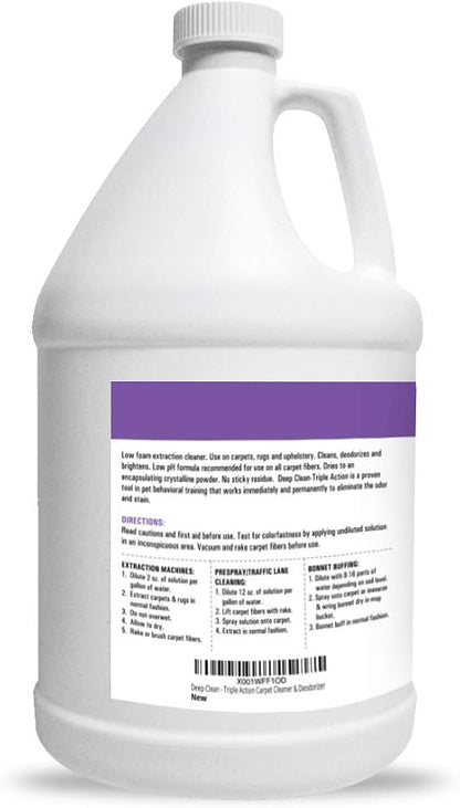 Professional Strength Deep Clean 3X Carpet Cleaner Solution & Deodorizer - Image 2