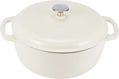 Amazon Basics Enameled Cast Iron Dutch Oven Pot by AmazonBasics