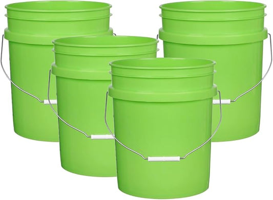 House Naturals 5 Gallon Premium HPDE Plastic Bucket by House+Naturals