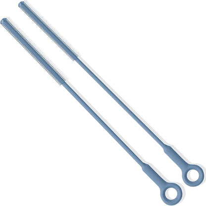 Extra Long Straw Cleaner Brush, Reusable and Soft Silicone Straw Cleaning Brush by GreatSiliconeCleaningBrushMaker
