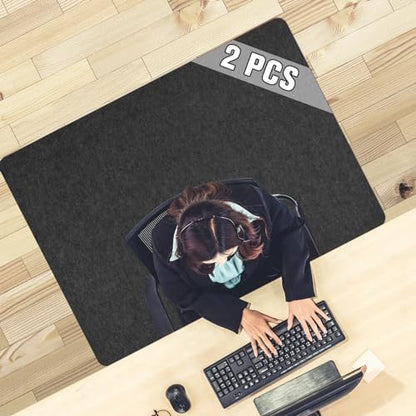 2 Pack Desk Chair Mat for Hardwood Floor & Tile 55"x35" Office Chair Mat for by PlacootChairMat