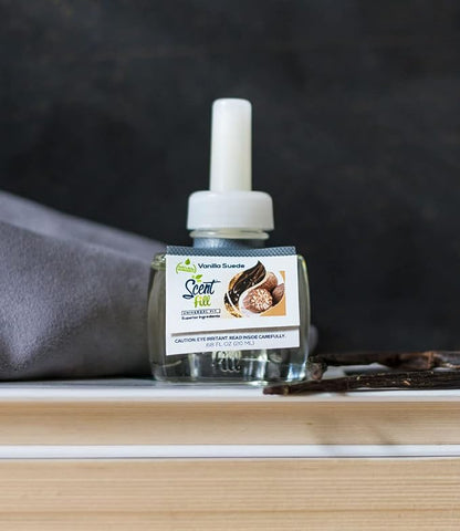 Scent Fill Vanilla Suede Plug in Air Freshener Refills, 4 Scented Oil Refills - Image 5