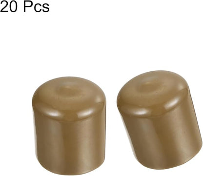 uxcell 20pcs Rubber End Caps 32mm ID Vinyl PVC Round Tube Bolt Cap Cover Screw - Image 2