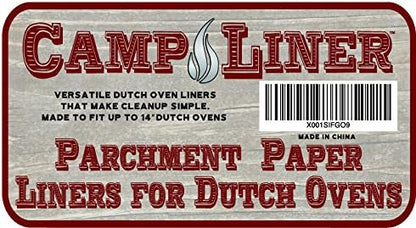 CampLiner Disposable Dutch Oven Liners – 20 Pack Extra-Thick Parchment Paper - Image 6