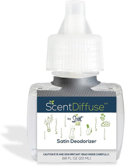 Scent Fill Satin Deodorizer Plug in Air Freshener, 4 Scented Oil Refills - Image 3