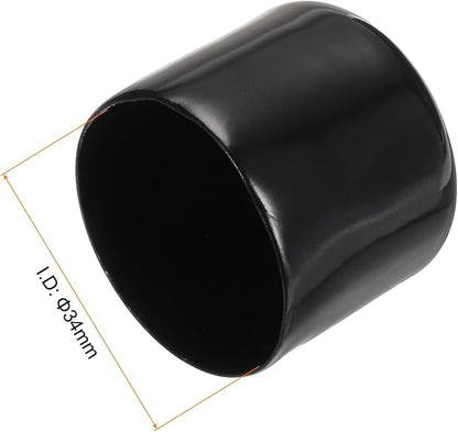 uxcell 20pcs Rubber End Caps 34mm ID Vinyl PVC Round Tube Bolt Cap Cover Screw - Image 3