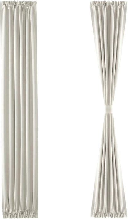 DWCN French Door Curtains – Rod Pocket Thermal Blackout Curtain - Image 7
