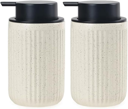 BosilunLife Beige Soap Dispenser Set by BosilunLife