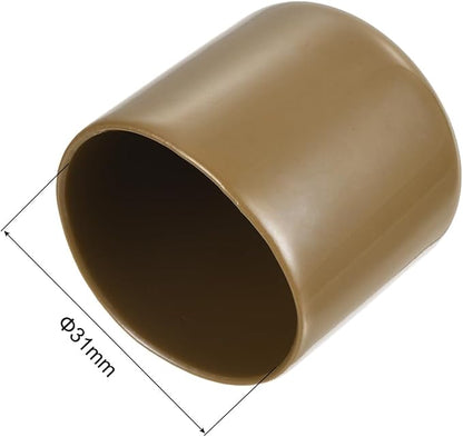uxcell 20pcs Rubber End Caps 31mm ID Vinyl PVC Round Tube Bolt Cap Cover Screw - Image 3