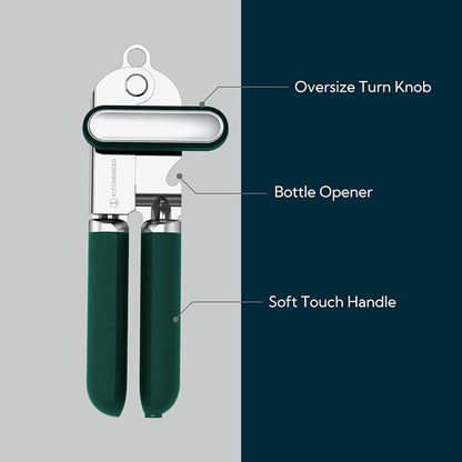 KITCHENDAO Manual Can Opener, Super Sharp Sandvik 12C27 Blade, Handheld Can - Image 4