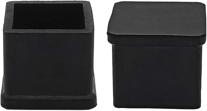 Flyshop Heavy Duty Non-Slip Rubber Leg Tips Square Chair Leg Floor Protectors - Image 4