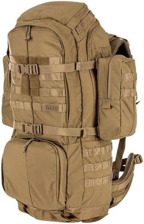 5.11 Tactical Unisex Rush 100 Backpack, 60L Storage Capacity, Convertible, Style 56555ABR