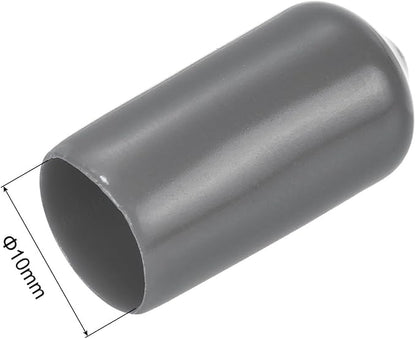 uxcell 20pcs Rubber End Caps 10mm ID Vinyl PVC Round Tube Bolt Cap Cover Screw - Image 3