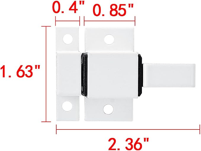 4 Packs Spring Door Lock, Security Latch - Image 2