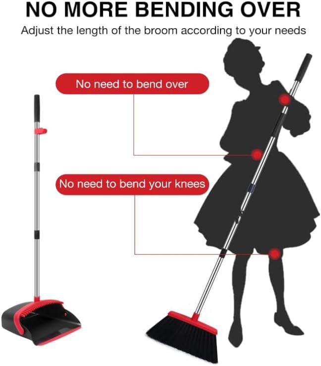 Upright Broom and Dustpan Set - Image 8