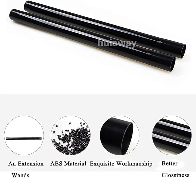 3 Pcs 1.25inch 32mm Vacuum Extension Wand 1 1/4" Plastic Wand Pipe - Image 4