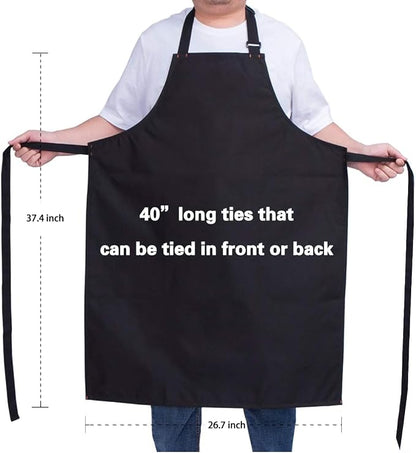 Waterproof Apron for Men and Women, Durable Heavy Duty Extra Long Adjustable - Image 3