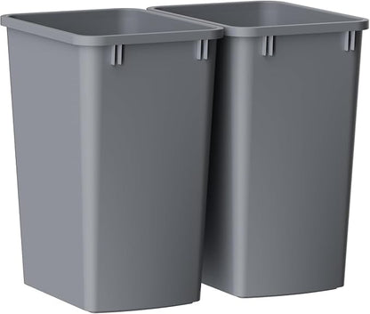 ROOMTEC Lightweight and Durable Slim Trash Can, 35QT Kitchen Trash Can by ROOMTEC