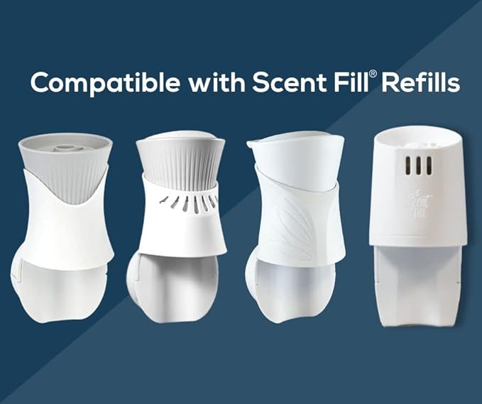 Scent Fill 100% Natural Patchouli Spa Plug in Air Freshener, Scented Oil Refills, 3 Refills