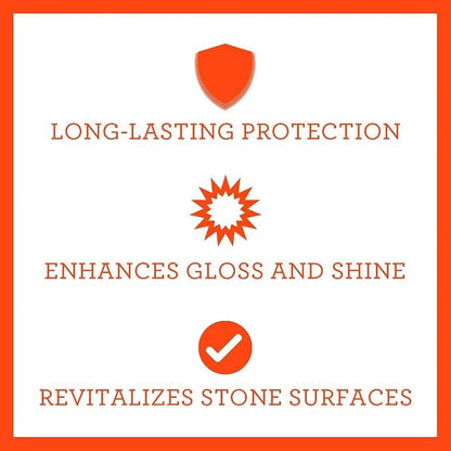 TriNova Granite Sealer & Protectant 18 oz & Gallon Refill Bundle - Image 2