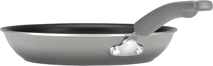 Rachael Ray Brights Nonstick Cookware Pots and Pans Set, 14 Piece, Sea Salt Gray - Image 7