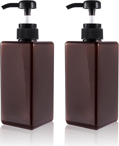 Pump Bottle, Refillable Plastic Empty Lotion Soap Dispenser Liquid Container by JiatuA