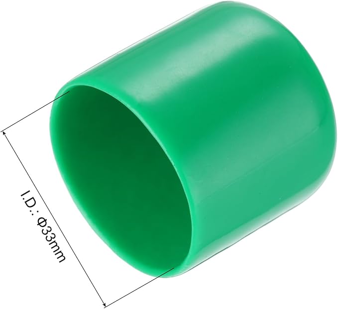 uxcell 20pcs Rubber End Caps 33mm ID Vinyl PVC Round Tube Bolt Cap Cover Screw - Image 3