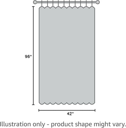 Chyhomenyc Extra Long Sheer Curtain Panels 96 Inches, Voile Top Dual Rod - Image 10