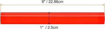 HARFINGTON Acrylic Clay Roller 9 Inch x 1 Inch Solid Non-Stick Plastic Round - Image 2