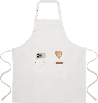Tosewever Art Aprons for Women Painting Pottery Baking, Mens Buckle Straps by Tosewever