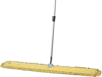 48 Inch Yellow Commercial Dust Mop & Floor Sweeper by TidyTools