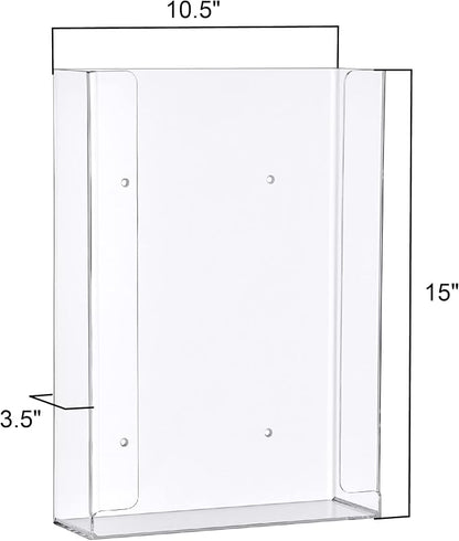 Amazing Abby Acrylic Glove Box Holder, Wall-Mounted Glove Dispenser, Floating - Image 5