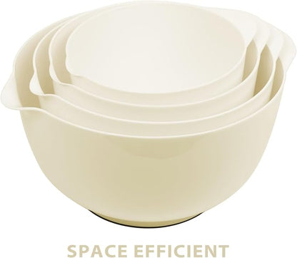 BoxedHome 4 Quart Large Plastic Mixing Bowls, Microwave Safe Mixing Bowl Set - Image 8