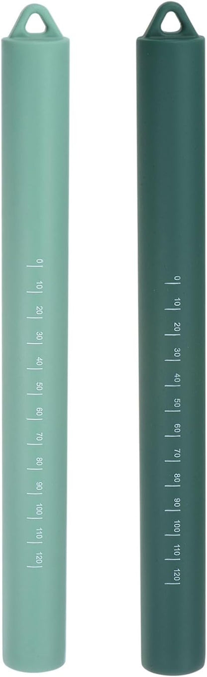 HARFINGTON 2pcs Silicone Rolling Pin 10" Stainless Silicone Surface Non-Stick by HARFINGTON