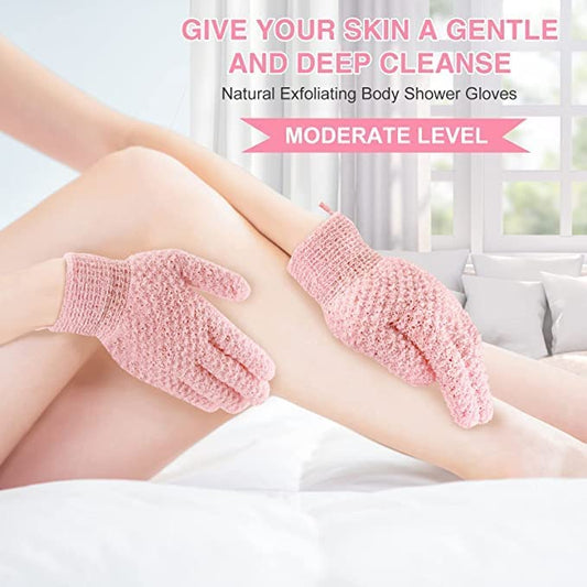 Yiclick Heavy Exfoliating Gloves, Exfoliating Body Scrubber - Image 2