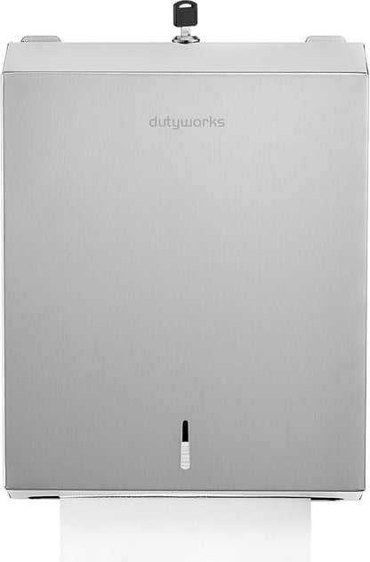 Commercial Paper Towel Dispenser Wall Mount, Stainless Steel C-Fold Multifold - Image 9