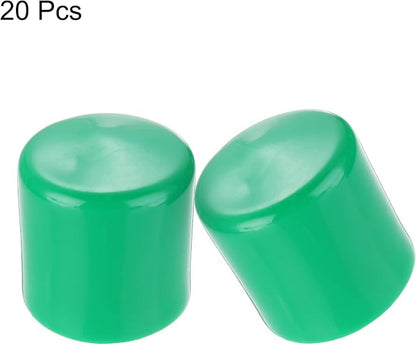 uxcell 20pcs Rubber End Caps 42mm ID Vinyl PVC Round Tube Bolt Cap Cover Screw - Image 2