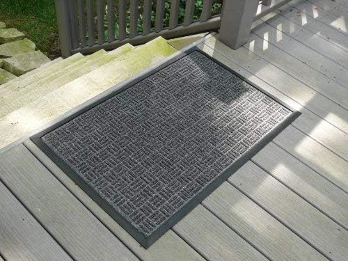 Kempf Water Retainer Entrance Mat, Indoor Outdoor Rubber Rug, Moisture Trapping - Image 2