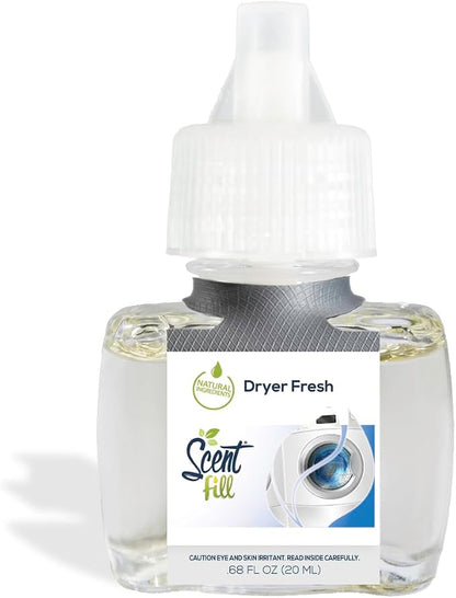 Scent Fill Dryer Fresh Plug in Air Freshener, 4 Scented Oil Refills - Image 3