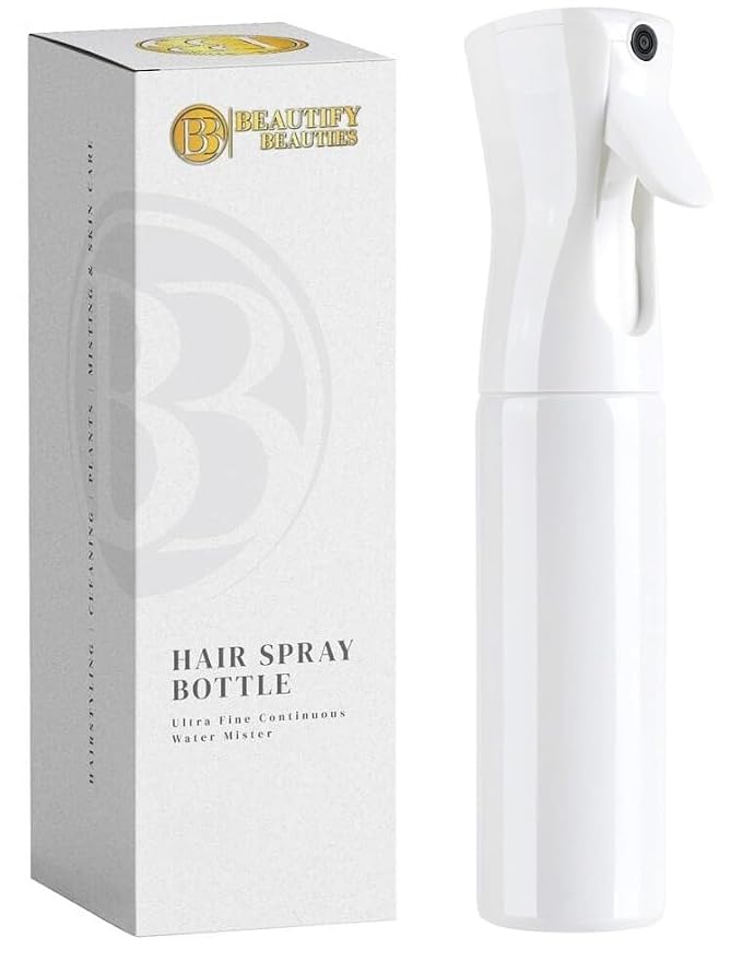 BeautifyBeauties Hair Spray Bottle – Ultra Fine Continuous Water Mister by Beautify+Beauties