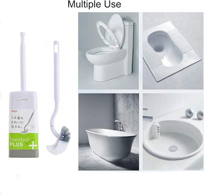 Marbarsse Bathroom Toilet Bowl Brush and Holder, Curved Design Toilet Brush - Image 6