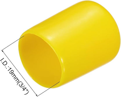uxcell 20pcs Rubber End Caps 19mm ID Vinyl PVC Round Tube Bolt Cap Cover Screw - Image 3