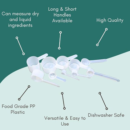 1 Teaspoon Long Handle Plastic Measuring Spoon - Image 6